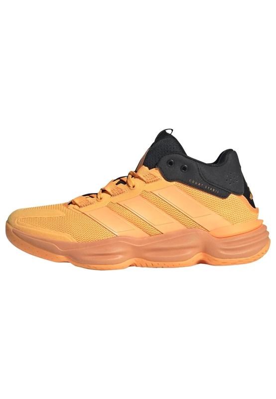 adidas Men's Courtstabil Indoor Performance Shoes, Lucid Tangerine/Lucid Tangerine/core Black, 13 UK