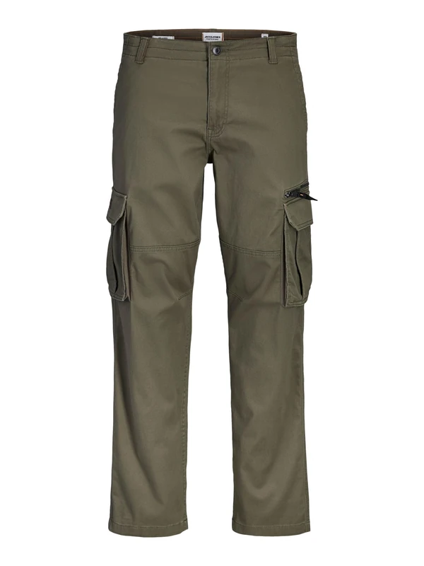 JACK & JONES Jpstkane Dover Zip Cargo Noos, Olive Night, 36 W/32 L