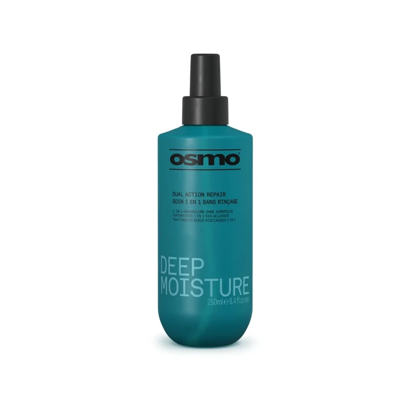 OSMO Keratin Dual Action Repair | Intensive Leave-in Treatment | Deep Moisture | Dry, Damaged & Coloured Hair | Vegan. 250ml.