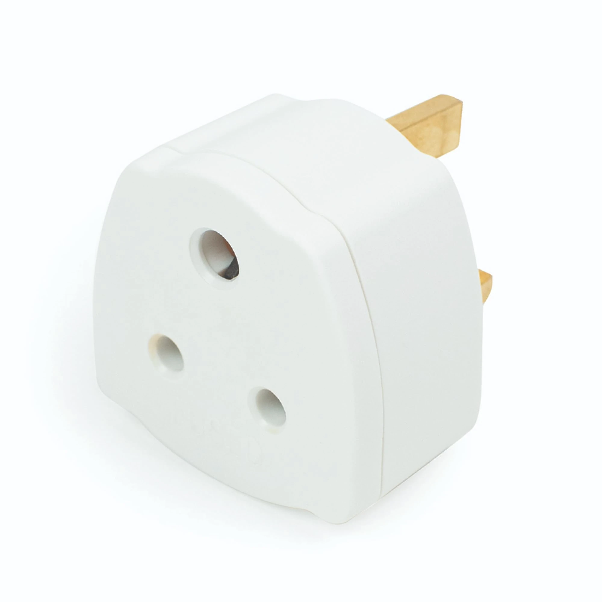 Status India to UK Power Adaptor, India to UK Travel Adapter for Visitors, White, Pack of 1 (INDIATOUKTAB112)