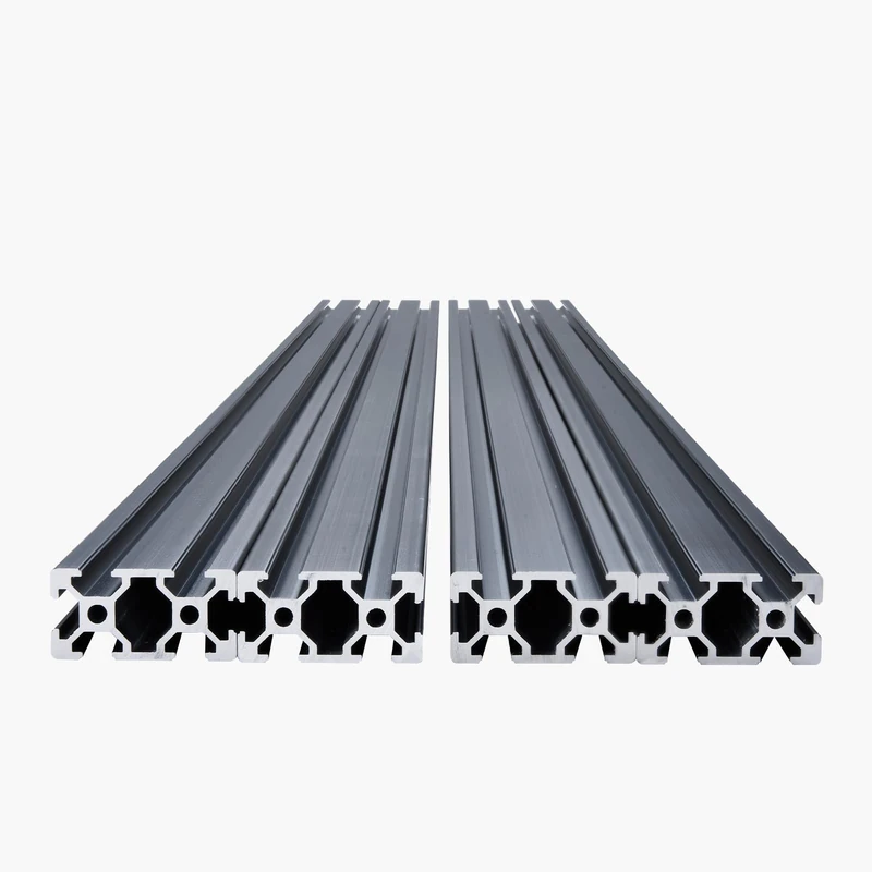 VEVOR 5PCS 78.7 in (2000mm) T Slot 2040 Aluminum Extrusion Profile, European Standard Anodized Linear Rail, High-Strength Extruded Aluminum Rail for 3D Printer, CNC Machine DIY, Laser Engraving, Black