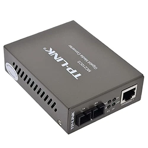 15 km Mono Mode Media Converter to convert optical signals into electric, ideal for extending long-range networks.