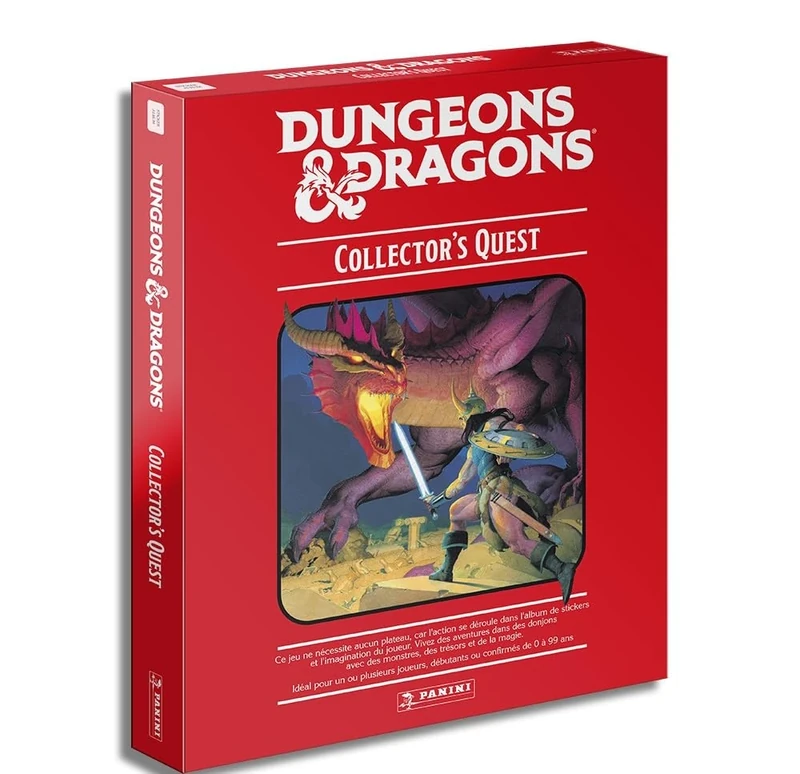 Panini Dungeons & Dragons Case Containing 1 Hardcover Album + 10 Pockets + 1 Lithograph