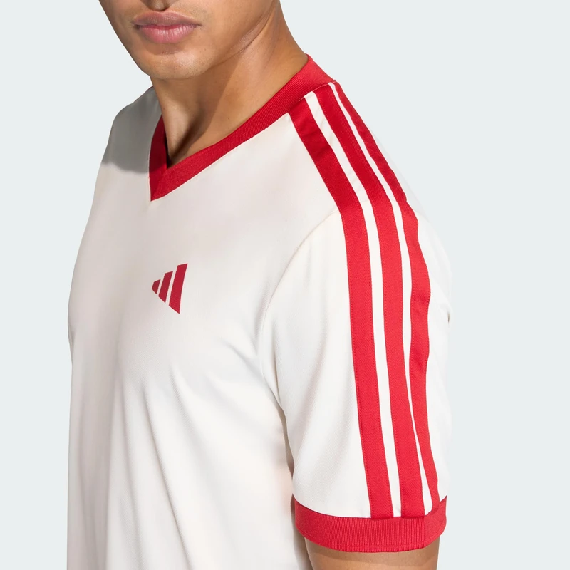 adidas Men's Tennis Classics T-Shirt, Chalk White, L - Image 1