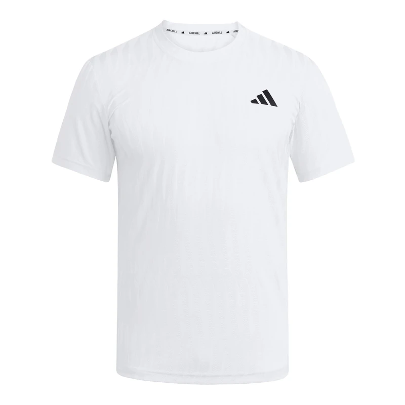 adidas Men's Tennis Climacool+ AIRCHILL FREELIFT T-Shirt, White/White, XXL