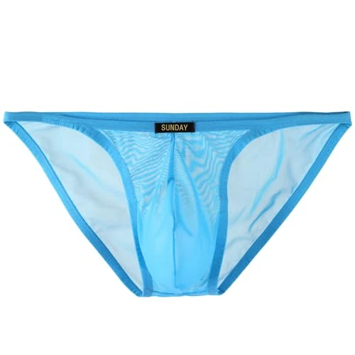 Summer Code Mens Sheer Briefs Mesh Lightweight Underwear Comfortable Low Rise Underpants for Men
