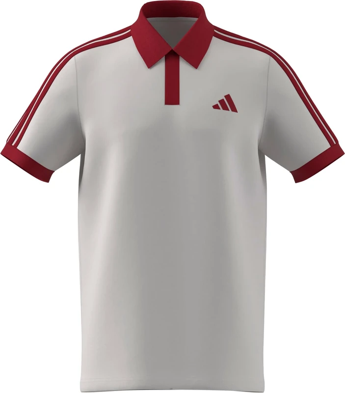 adidas Men's Tennis Classics Polo Shirt, Chalk White, M