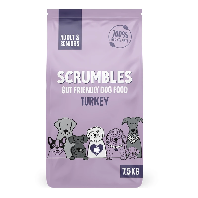 Scrumbles Turkey Dry Dog Food 7.5kg