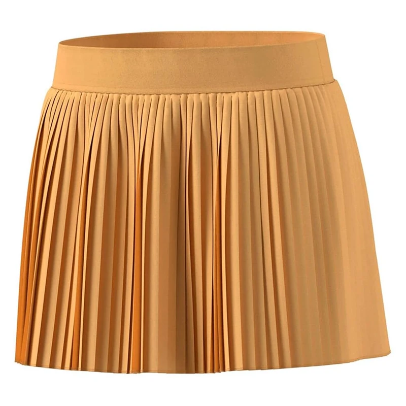 adidas Women's Club Pleated Climacool Tennis Skirt, Ice Tangerine, M