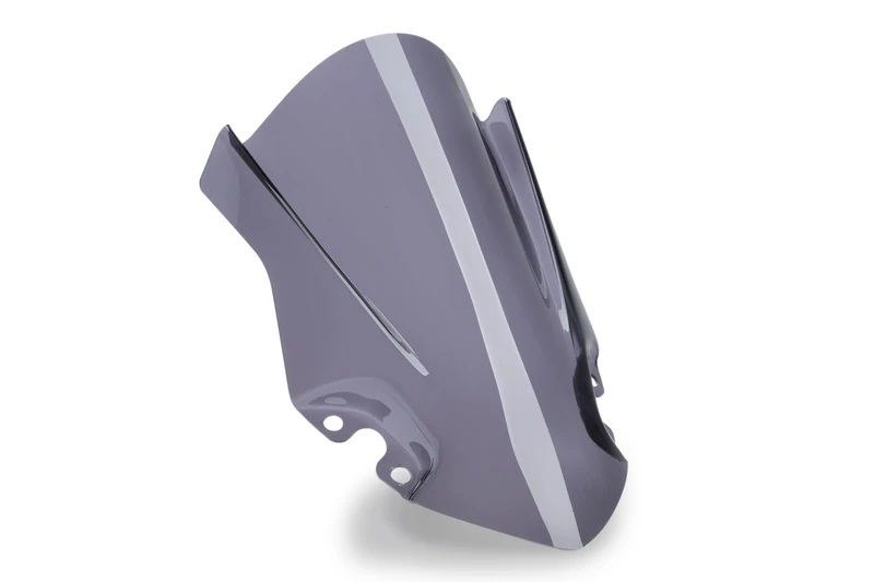 Puig 22286F Z-Racing Windscreen for motorcycle with aerodynamic design and sporty finish, Dark Smoke