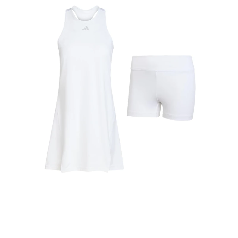adidas Women's Club Tennis Climacool Dress, White/White, M
