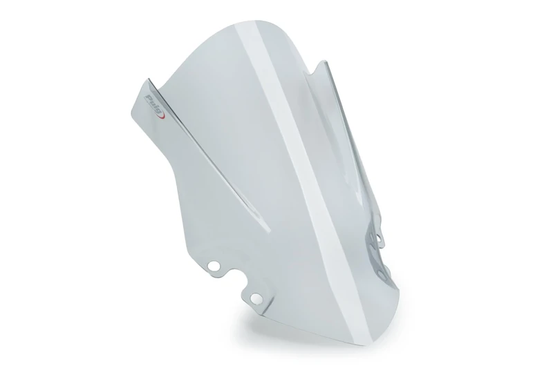 Puig 22286W Z-Racing Windscreen for motorcycle with aerodynamic design and sporty finish, Clear