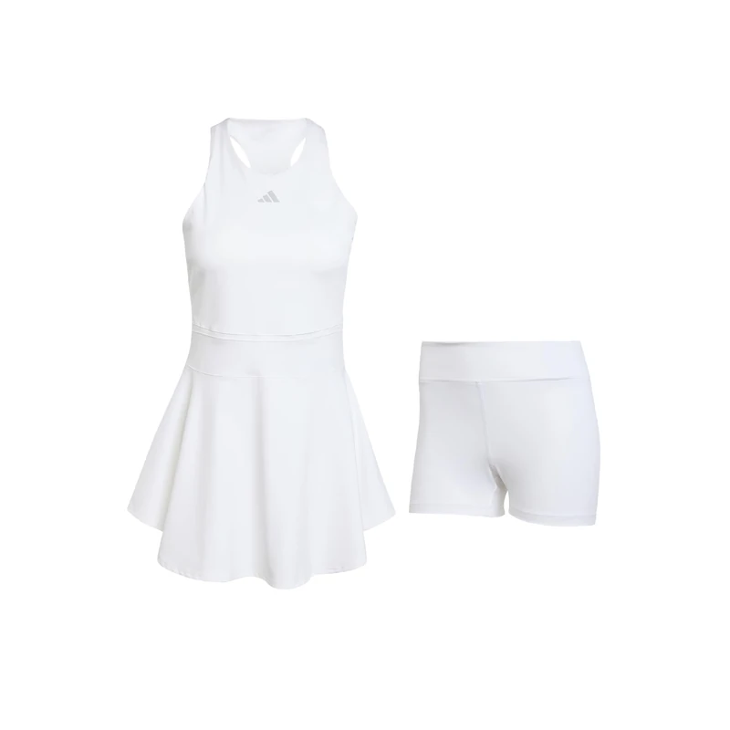 adidas Women's Tennis Climacool Y-Dress, White/White, M