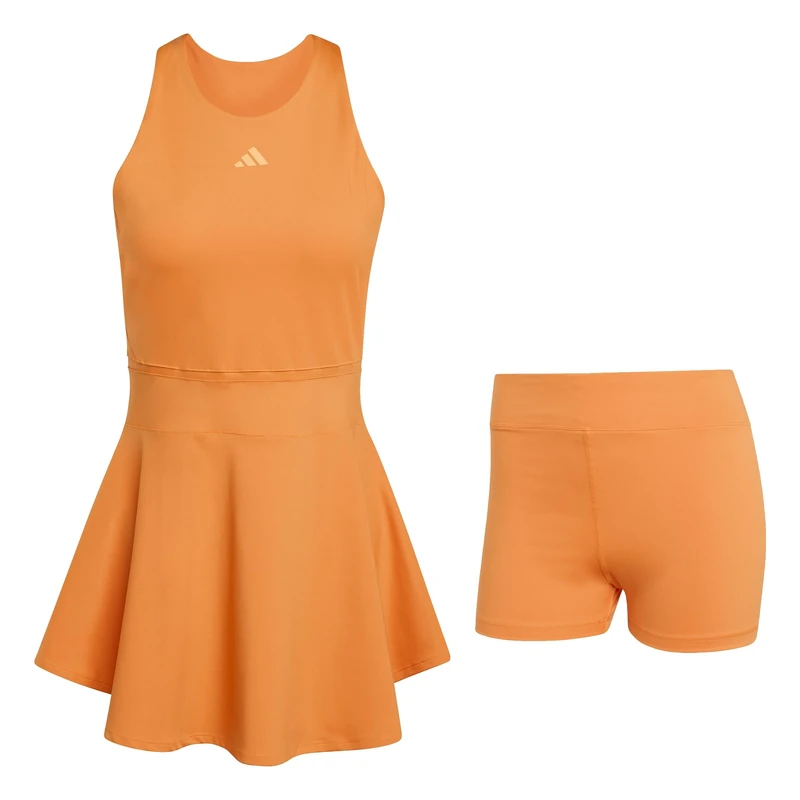 adidas Women's Tennis Climacool Y-Dress, Pure Orange, XS