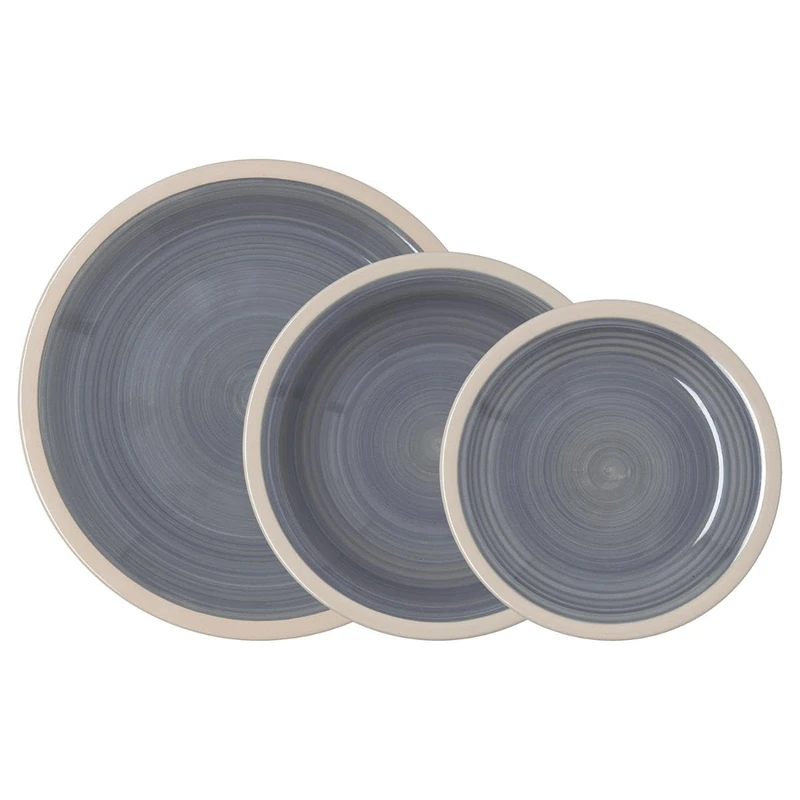 QUID Baltic - Ceramic Dinnerware Set 18 Pieces 6 People