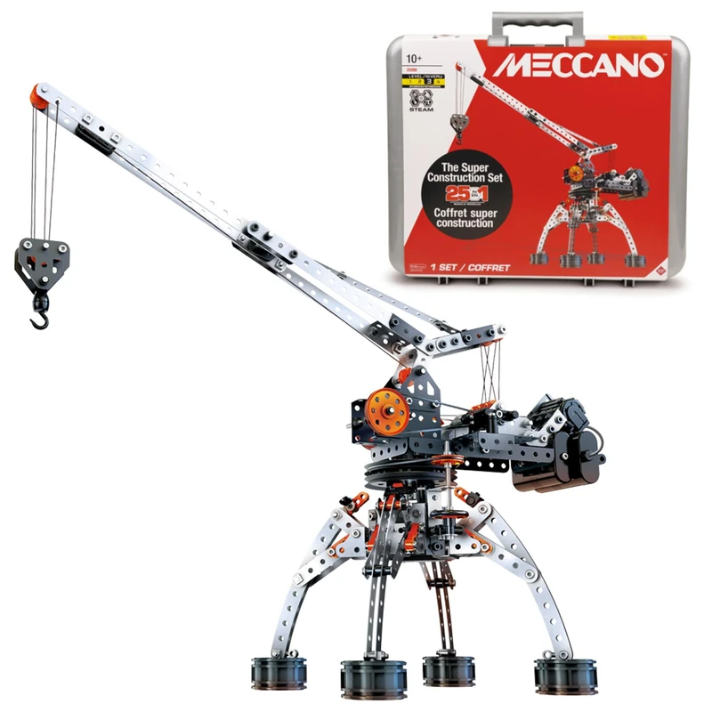 BANDAI Meccano Super Construction 11 in 1 – Construction Case