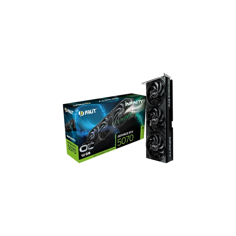 Palit GeForce RTX 5070 Infinity 3 OC (12GB GDDR7/PCI Express 5.0/2542MHz/28000MHz)