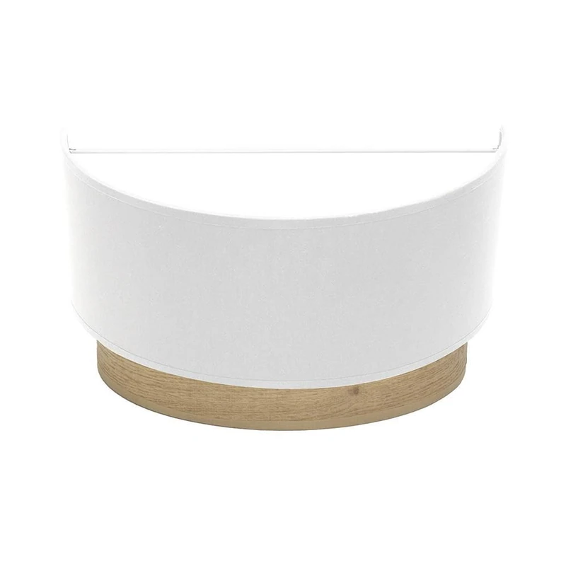 blendend Table lamp 1xE27, white and light wood, dimensions 17x30x15cm, ideal for decorative and functional lighting in indoor spaces. - Image 1