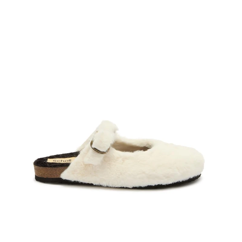 Scholl Women Jackie Mary Jane Flat, White, 6 UK