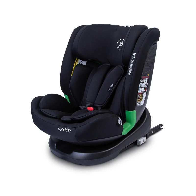 Red Kite Evolve 123 Recline Car Seat R129 iSize - Black
