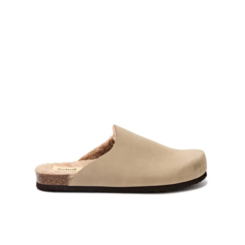Scholl Women Jackie Clog Mule, Beige, 6 UK