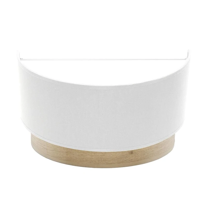 blendend Table lamp 1xE27, white and light wood, dimensions 15x30x16cm, ideal for lighting and decorating interior spaces. - Image 1