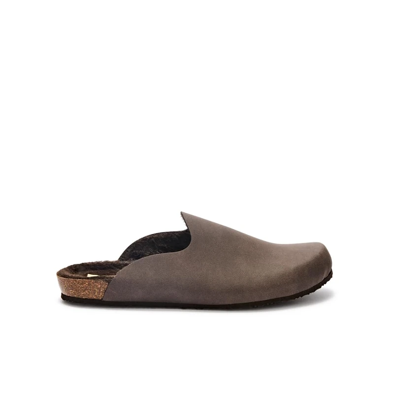 Scholl Men's Didier Clog Mule, Brown, 9.5 UK
