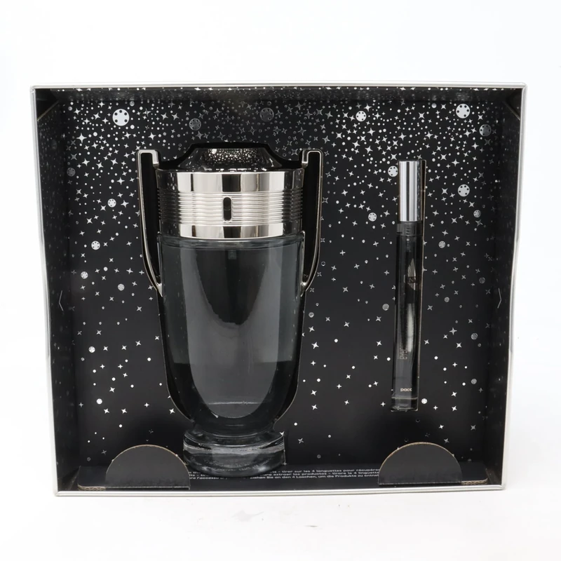 Invictus by Paco Rabanne for Men - 2 Pc Gift Set 6.7oz EDT Spray, 0.34oz EDT Spray (Mini)