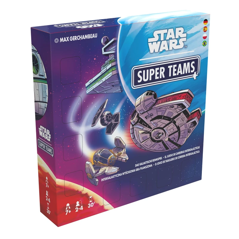 Asmodee, Star Wars Super Teams, Zygomatic, Family Game, 2-4 Players, from 7+ Years, 30 Minutes, Game in German, Spanish, Polish, Portuguese (Brazil)