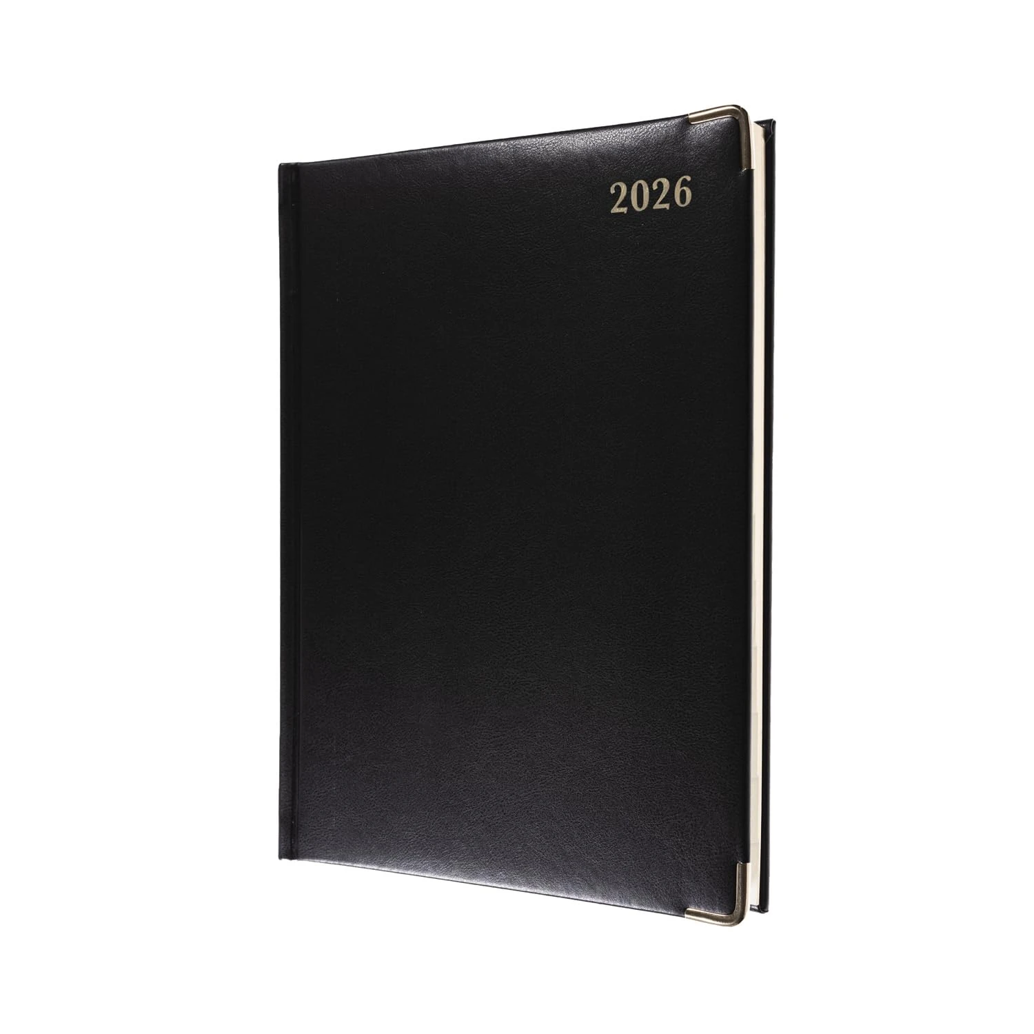 Collins - Classic - Manager 2026 12 Month Calendar Year Planner, Day-To-Page with Appointments Diary - Black (1200V.99-26)