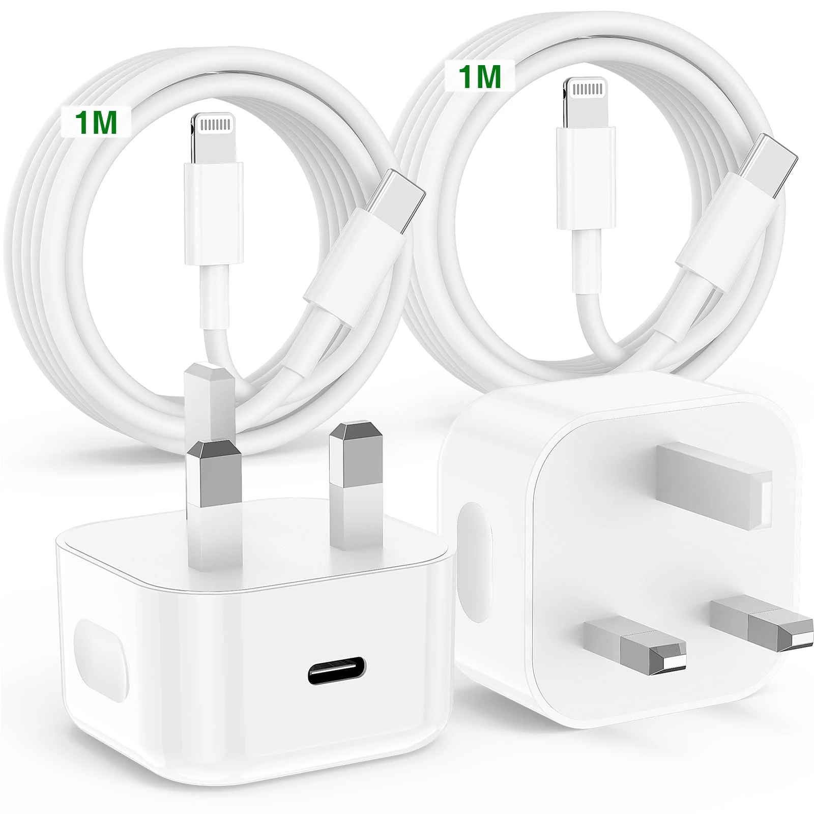 iPhone 14 13 12 11 Fast Charger Apple MFi Certified,2Pack 20W PD USB C Charger Plug with 1M USB C to Lightning Charging Cable for iPhone 14 13 12 11 Pro Max XS XR X 8,iPad