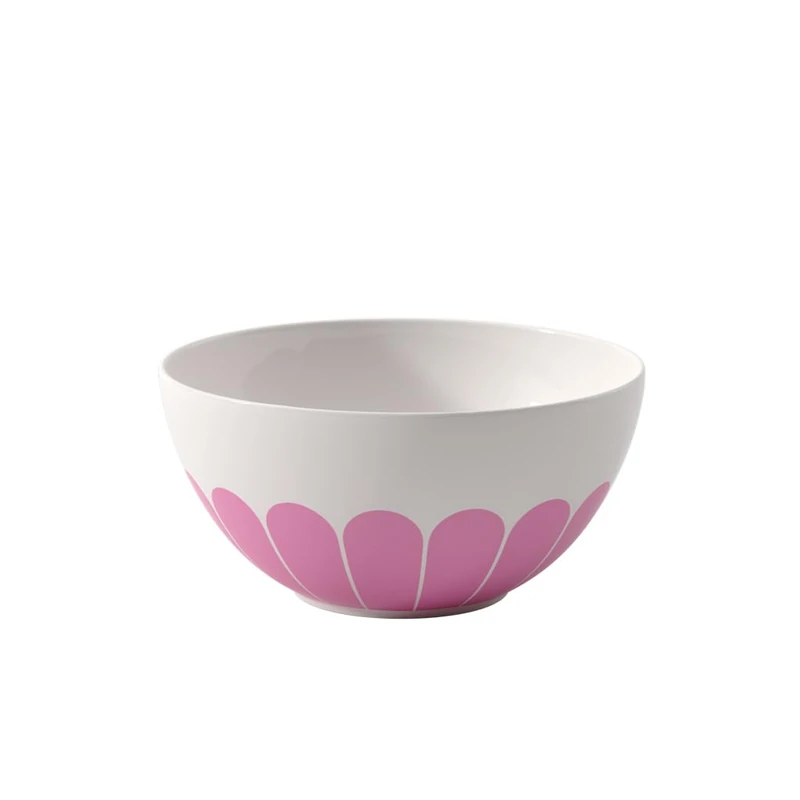 Villeroy & Boch - Fleur Couleur Salad Bowl Medium Multicoloured, Dishwasher-Safe, Microwave-Safe, Bowl for Side Dishes, Snacks and Desserts, Ramen Bowl, Serving Bowl, Premium Porcelain