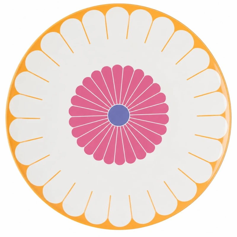 Villeroy & Boch - Fleur Couleur Serving Platter Large Multicoloured, Dishwasher-Safe, Microwave-Safe, Presentation Plate, Serving Tray, Serving Platter Flower Pattern, Snack Plate, Premium Porcelain