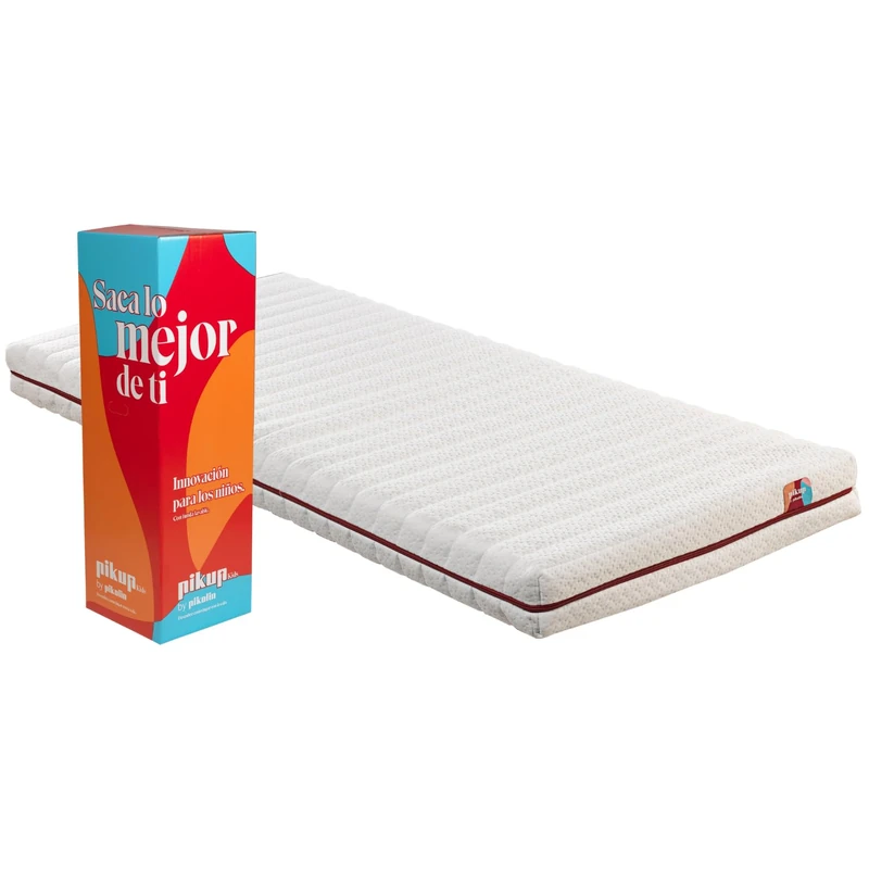 PIKOLIN Pikup Kids Mattress, 105 x 200 cm Trundle Bed, Bunk Bed, Children's Mattress, HR Foam, Extra Comfort, Washable Cover, High Breathability