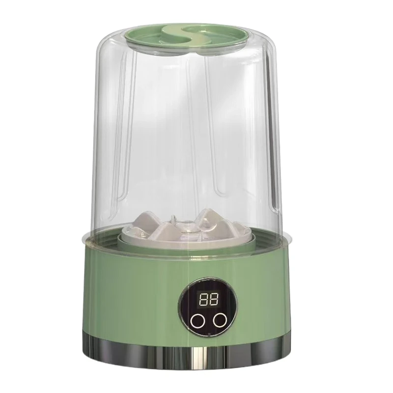 Portable Washing Machine - Wireless Laundry Machine | Silent Under Wear Washmachine | Small Washer For Underwear Baby Clothes, Socks, Lavadora Portatil Suitable Dorm, Camping, RV - 20x13cm