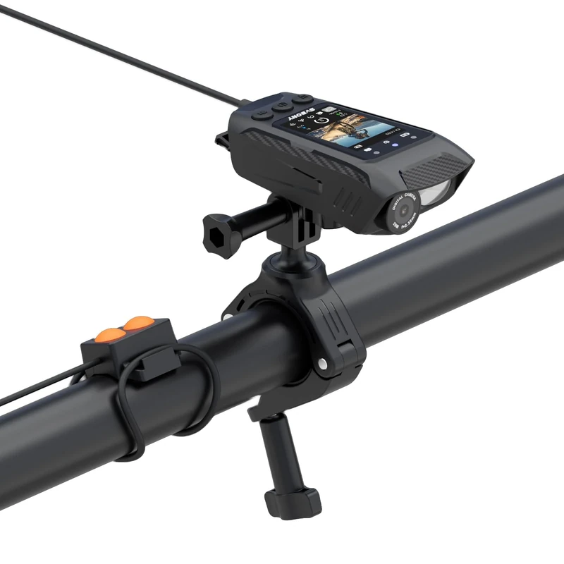 SVBONY SVGo C1 5-In-1 Bike Camera Kit with 4K/30FPS Dash Cameras, GPS Tracker, Cycling Speedometer/Odometer, Bike Lights/Bell, 6-Axis EIS Stabilization, IPX4 Waterproof, APP Suppor