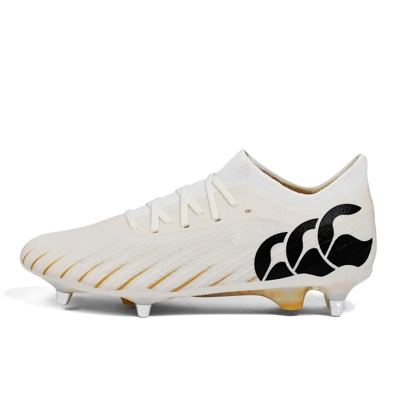 Canterbury Adult Unisex Speed Falcon Elite Soft Ground Boots, White, 8.5 UK