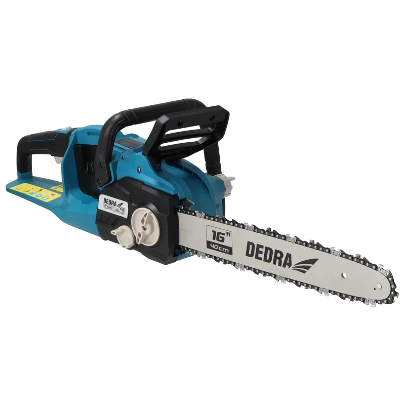 Dedra Chainsaw 16 Inch 406 mm, 36 V (2 x 18 V) Battery Saw, 8000 RPM, 2400 Watt Motor, Without Battery and Charger, Automatic Chain Lubrication, 15 m/s Cutting Speed