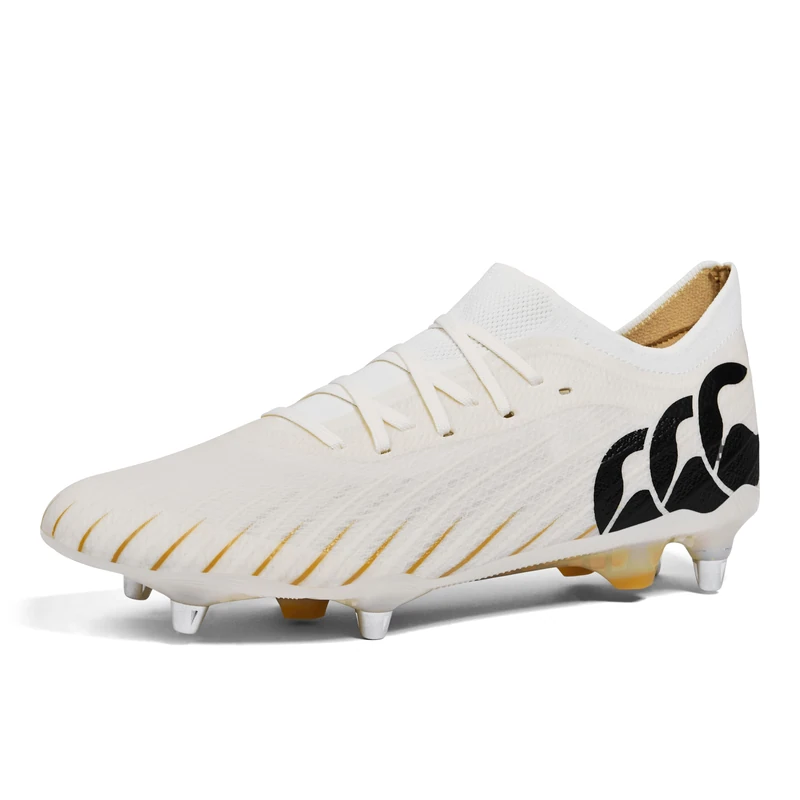 Canterbury Adult Unisex Speed Falcon Elite Soft Ground Boots, White, 9 UK