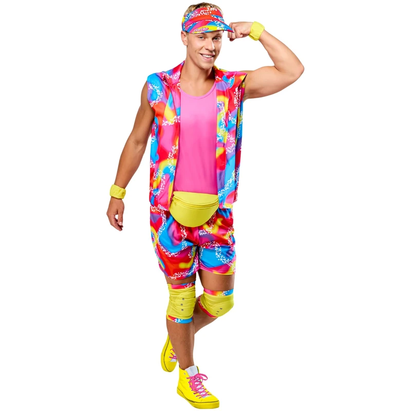 Rubies Official Rollerskate Ken Adult Costume, Adult Fancy Dress, Size M Halloween