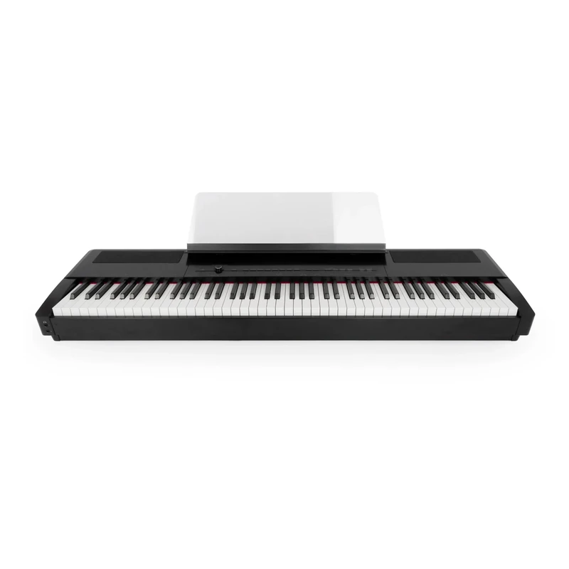 Sonix SXP8 portable digital piano in black satin, with 88 note touch sensitive graded hammer action keyboard, Bluetooth, and 90 selectable voices - Image 1