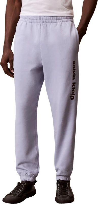 Calvin Klein Men's Retro Graphic Jogger LV14LE252G, Purple, M