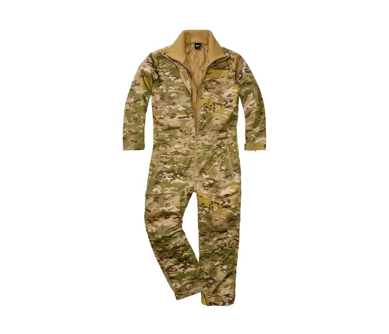 Brandit Men's Tank Suit Work Outerwear, Tactical Camo, L