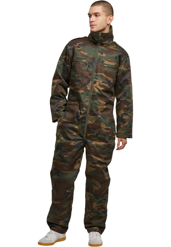 Brandit Men's Tank Suit Workwear, Woodland, S