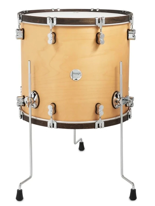 Pacific Drums Concept Classic Floor Tom, 16" x 16", Natural Stain