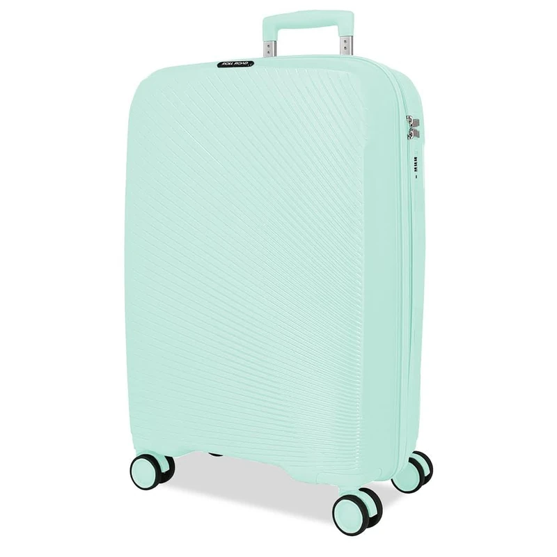 ROLL ROAD Orbit Cabin Suitcase Blue 37 x 54 x 20 cm Rigid 2.5 kg TSA Closure Polypropylene 2.5 kg 37.2L Hand Luggage, Blue, One Size, Cabin Suitcase