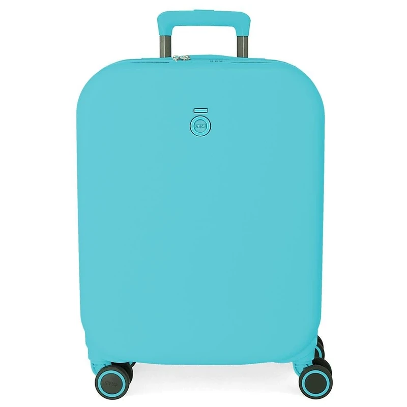 Enso Annie Cabin Suitcase Blue 40 x 55 x 20 cm Rigid 2.8 kg TSA Lock ABS 2.8 kg 44L Hand Luggage, Blue, One Size, Cabin Suitcase