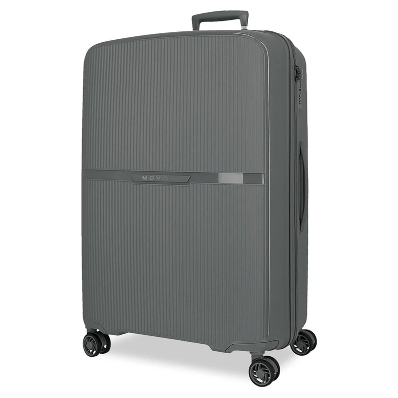 MOVOM Moon Large Suitcase, One Size, Grey, One Size, Large Suitcase - Image 1