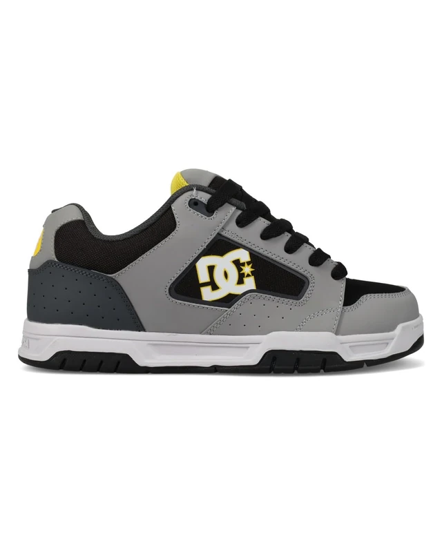 DC Shoes Men's Dc Coiler Sneaker, Grey/Black, 10 UK