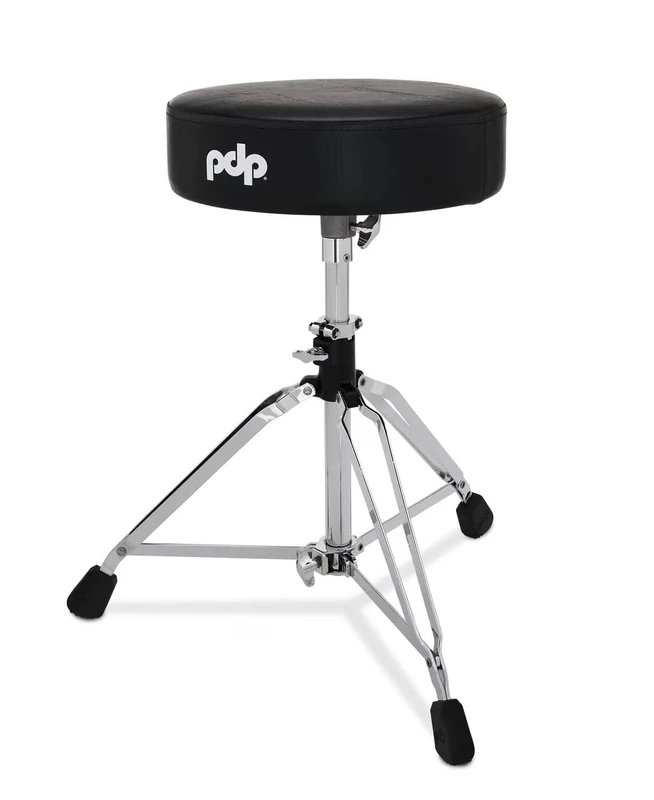 Pacific Drums 800 Series 13", Throne Round Top BX Throne, Chrome | Throne with a 13" round top seat with a double-braced tripod base